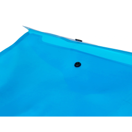 Liderpapel 34042 Carpeta Dossier con Broche, Polipropileno, DIN A4, Azul Transparente, Capacidad 50 Hojas