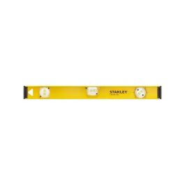 Stanley Nivel I-Beam 180 de 60cm con 3 viales reversibles (horizontal, vertical, pendiente orientable). Alta precisión +/- 1.5 mm/m.