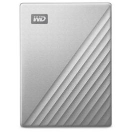 Western Digital My Passport Ultra WDBFTM0040BSL-WESN 4TB Plata USB-C/USB 3.0 HDD Externo Portátil Metal Finish