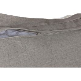 DKD Home Decor Cojín Tradicional de Lino Natural 50 x 50 cm (2 Unidades) con Zipper