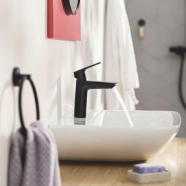 GROHE Mezclador monomando de lavabo 235502432 - Negro mate Talla S - Caño estándar con ahorro de agua