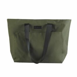 Tineo TIN3275052457813 Bolso cambiador de bebé para fin de semana, mochila casual, negro, con cambiador integrado