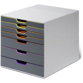 Durable Módulo 7 Cajones Varicolor, Plástico ABS, Gris/Multicolor, 760758 Precio: 92.50000001. SKU: B1A4FMNXSK