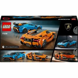 LEGO 77238 Speed Champions Lamborghini Revuelto y Huracán STO, Coche de Juguete, Set de Construcción 607 Piezas, 10+ Años