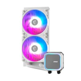 MSI MAG CORELIQUID A13 240 Sistema de Refrigeración Líquida para CPU, Blanco, 2 Ventiladores, ARGB, 306-7ZWCA21-L80