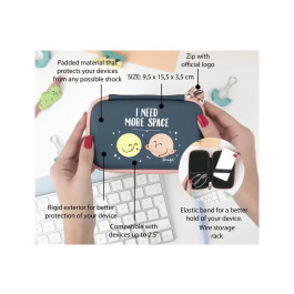 Wondee Estuche Tecnológico para Disco Duro 2.5" Space Resistente e Impermeable