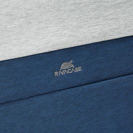 RIVACASE NB Tasche Prater 7522, Bolsa para Portátil 10.1"-14", Gris/Azul