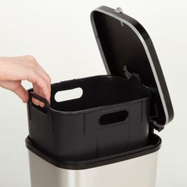 Cubo de basura Curver Gris Plástico 25 L (4 Unidades) Cubo de basura Curver Gris Plástico 25 L (4 Unidades)