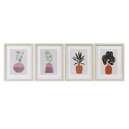 DKD Home Decor Cuadro Scandi de Plantas, Verde y Beige, 45 x 35 cm (Pack 12 Unidades Surtidas) Precio: 55.81488. SKU: B164SAFRRH