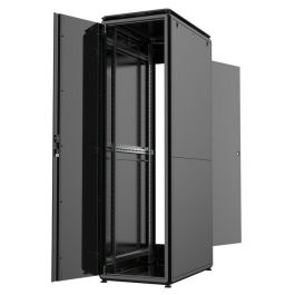 Lanview Rack Cabinet 19" 42U 600x1000mm para Centros de Datos con Puertas de Cristal Templado y Acceso Lateral Seguro