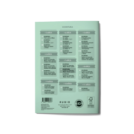 Rubio Cuaderno Caligrafía Nº 6 Certificado FSC 15x213x155 mm