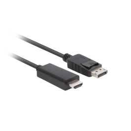 Lanberg CA-DPHD-11CC-0050-BK Cable Adaptador DisplayPort a HDMI, 5 metros, Negro Precio: 13.95000046. SKU: S5621721