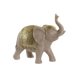 DKD Home Decor Figura Elefante Beige Dorado 10 x 22 x 25 cm Precio: 45.8900002. SKU: B18GZENPQP