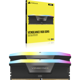Corsair CMH32GX5M2B5600C40K Memoria RAM Revenge RGB DDR5 32GB (2x16GB) DIMM 5600 MHz 1.25V Negro Corsair CMH32GX5M2B5600C40K Memoria RAM Revenge RGB DDR5 32GB (2x16GB) DIMM 5600 MHz 1.25V Negro