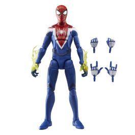 Hasbro Marvel Legends Series Figura Coleccionable Miles Morales Spider-Man 2 Gamerverse Traje mejorado 15cm Articulada 4 accesorios
