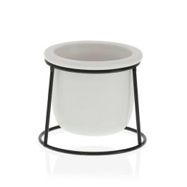 Maceta Versa Blanco Metal Cerámica Plástico Redondo Minimalista 10,5 x 11,5 x 10,5 cm Precio: 6.95000042. SKU: S3407870