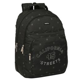 Mochila Escolar Safta California Negro 32 x 42 x 15 cm Mochila Escolar Safta California Negro 32 x 42 x 15 cm
