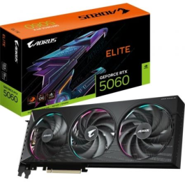 Gigabyte AORUS 9VN5060AE-00-G10 Tarjeta Gráfica GeForce RTX 5060 Elite 8GB GDDR7 NVIDIA Blackwell DLSS 4 PCIe 5.0 HDMI DisplayPort Gigabyte AORUS 9VN5060AE-00-G10 Tarjeta Gráfica GeForce RTX 5060 Elite 8GB GDDR7 NVIDIA Blackwell DLSS 4 PCIe 5.0 HDMI DisplayPort