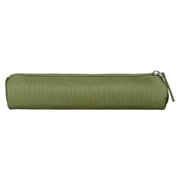 Estuche Portatodo Liderpapel Slim Cilindrico 220x45 mm Verde Militar