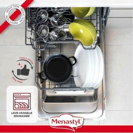 Menastyl 3645563 Olla para mejillones de Acero esmaltado Negra 18 cm con inscripción, apta para todo tipo de fuegos incluida inducción Menastyl 3645563 Olla para mejillones de Acero esmaltado Negra 18 cm con inscripción, apta para todo tipo de fuegos incluida inducción
