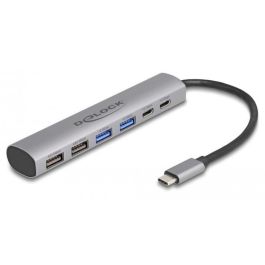 DELOCK 6 Port USB Hub mit 4 x USB Typ-A Buchse und 2 x USB Type-C Buchse Precio: 47.5167. SKU: B1C5ZHELQV