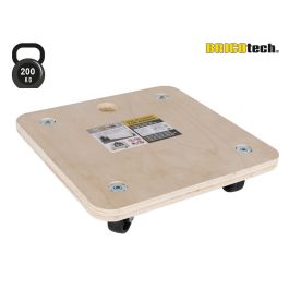 Bricotec Base De Madera C/Ruedas 30x30 cm Carga 5.98 kg (4 Unidades) Precio: 32.49999984. SKU: S2202267