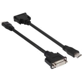 Club3D Adaptador HDMI a DVI Single Link Pasivo 0,40m Macho/Hembra, Negro, hasta 1920x1200, Plug & Play