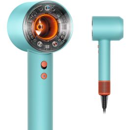 Dyson Supersonic Nural Secador de Pelo - Ceramic Patina/Topaz - 1600W con 3 Velocidades y 4 Ajustes de Temperatura
