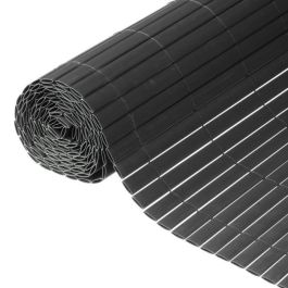 Pantalla de caña de doble cara de PVC gris antracita - 1,5 x 3 m - 100% opaca - 1500 g/m² - Kit de fijación - NATURE Precio: 64.49999985. SKU: B1CDDWCWE9