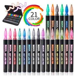 Alex Bog Rotuladores Outliner Doble Línea Bicolor Neón Pastel - Estuche 21 Ud Precio: 17.89000004. SKU: S8400242