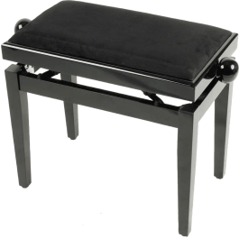 Quiklok Banqueta Piano PB10 Madera Negro Brillante Altura Ajustable Precio: 80.50000046. SKU: B1HPL565KQ