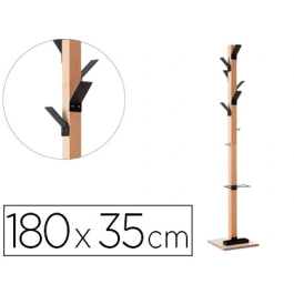 Paperflow Perchero Madera Haya 8 Colgadores con Paraguero Negro Altura 180 cm Precio: 134.50000025. SKU: B19T7VXB95