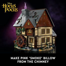Lego Ideas Hocus Pocus Disney: La Mansión de las Hermanas Sanderson 21341 - Set de Construcción de Halloween para Adultos