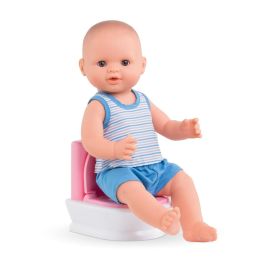 Corolle Inodoro Interactivo para Bebés 36/42 cm con Tapa y 2 Sonidos – A partir de 3 años