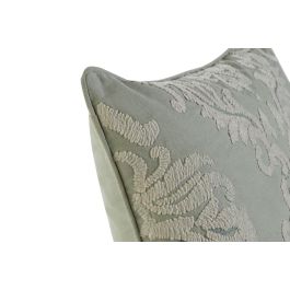 DKD Home Decor Funda Cojín Decorativa para Hogar Verde Menta 60x40 cm, Tejido Poliéster, con Cremallera, Lavado en Seco