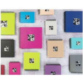 Hama 90152 Álbum Espiral Fine Art Azul 24x17 con 50 Páginas Negras