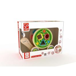 Hape Arrastre Caracol Encajable de Madera 30,10x18,6x11,20 cm