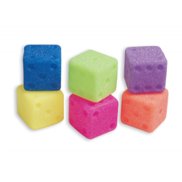 Amaya Dados en Goma Eva con Cascabel 15x15 cm Mobiliario Gimnasio