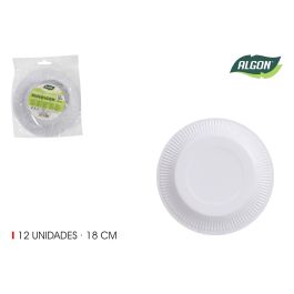 Set de 12 platos de cartón rojo y soja 18 cm Algon (36 Cajas) Precio: 15.59000058. SKU: B13LN827W5