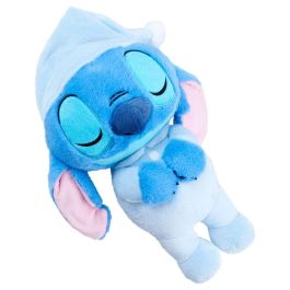 SIMBA Peluche Disney Stitch Dormilón con Sonido, Movimientos y Luz 31cm – Música Relajante, Auto Apagado