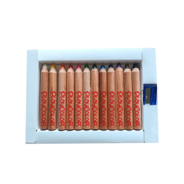 Playcolor Lápices de Colores Maxi Basic Caja de 12 Unidades Colores Surtidos Sacapuntas Lavables Trazo Extra Suave Precio: 21.49999995. SKU: B1HVNXE7LY