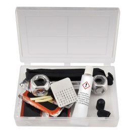Rawlink Kit Reparación Pinchazos con Herramienta, 14 Piezas, Llave Inglesa, Palancas, Válvulas y Gomas
