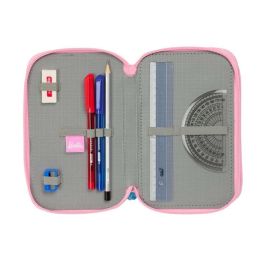 Safta Plumier Triple Barbie Painterly 37 Piezas 12,5x19,5x5,5cm