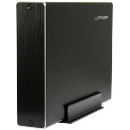 LC-Power LC-35U3-BECRUX-C1 Caja Disco Duro Externo 3.5" SATA III USB 3.2 Gen 2 Tipo C Negro Aluminio UASP