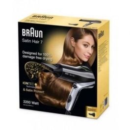 Secador de Pelo Braun HD730 Negro Negro/Plateado 2200 W