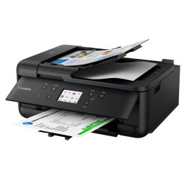 Canon TR7650 Impresora Multifunción 4 en 1 Inyección Color Wi-Fi ADF Dúplex Fax 5 Tintas Pantalla Táctil Oficina Hogar