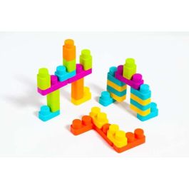 Molto Bolsa de Bloques Blandos de Plástico | 30 Piezas | Juguete para Bebés desde 6 Meses