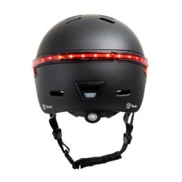 Youin Casco con LED y Mando Bluetooth MA1015 para Patinetes y Bicicletas, Talla L, Negro