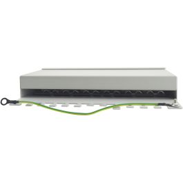 Equip Patchpanel 12x RJ45 Cat6 FTP Desktop ISO/IEC hellgrau