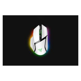 Razer Basilisk V3 Pro Ratón Inalámbrico Óptico Bluetooth USB-C Blanco 30000 DPI para Gaming con Diseño Ergonómico Mano Derecha